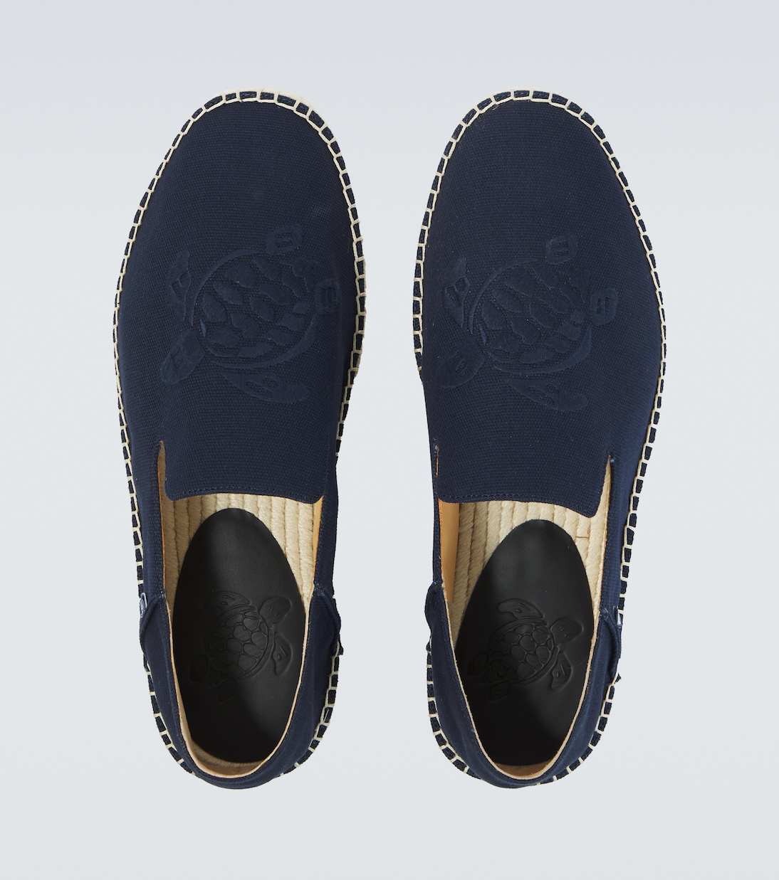 刺绣帆布草编鞋 | Vilebrequin