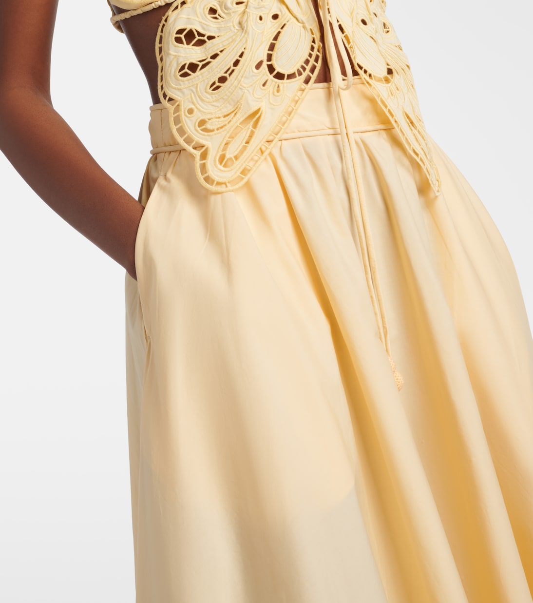 Cotton midi skirt | Farm Rio