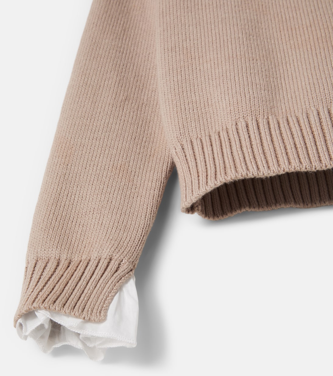 Cotton and wool sweater | Monnalisa
