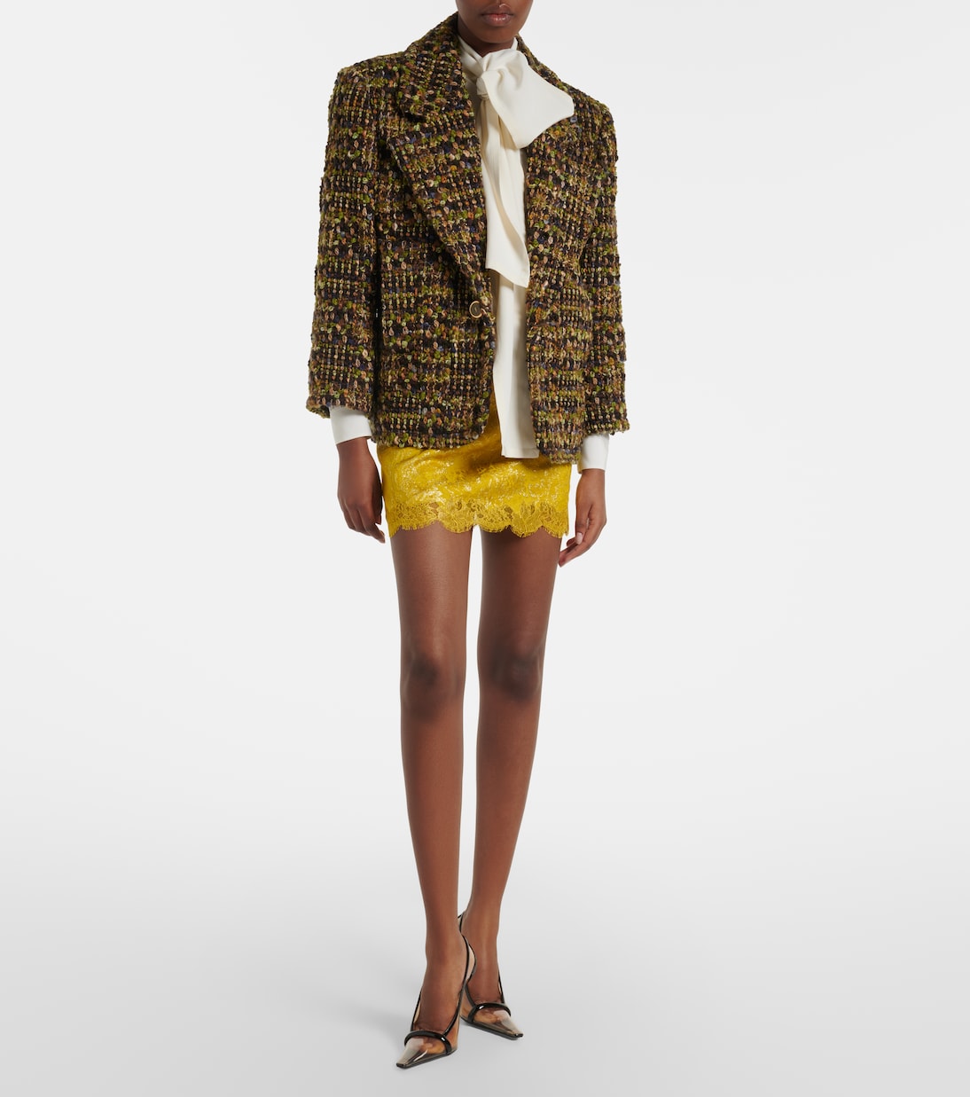Tie-neck silk blouse | Saint Laurent