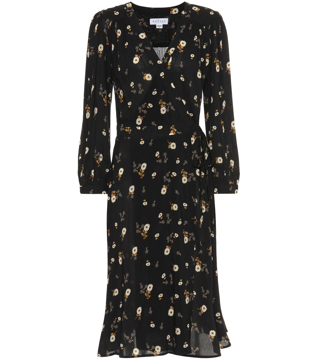 Jasmine floral wrap dress | Velvet