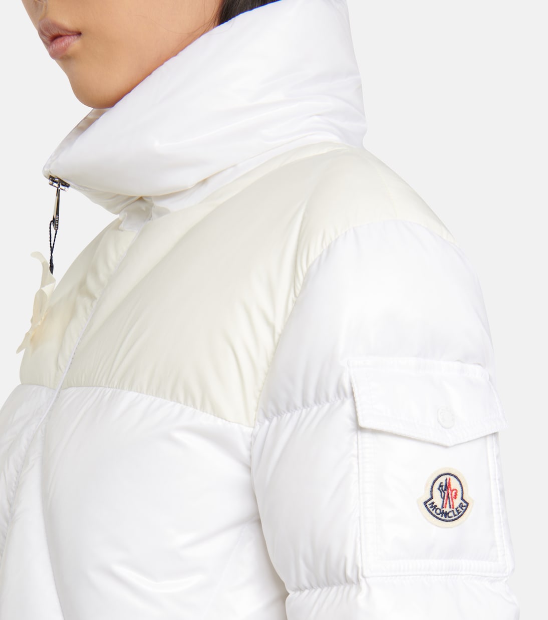 Arabette belted down jacket | Moncler