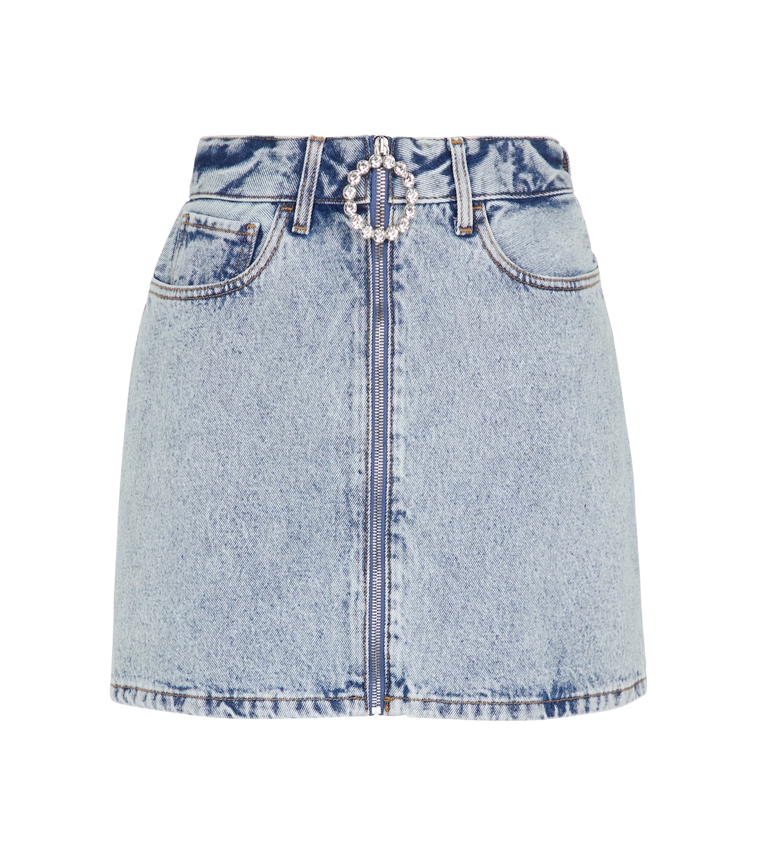 High-Rise-Jeansrock | Alessandra Rich