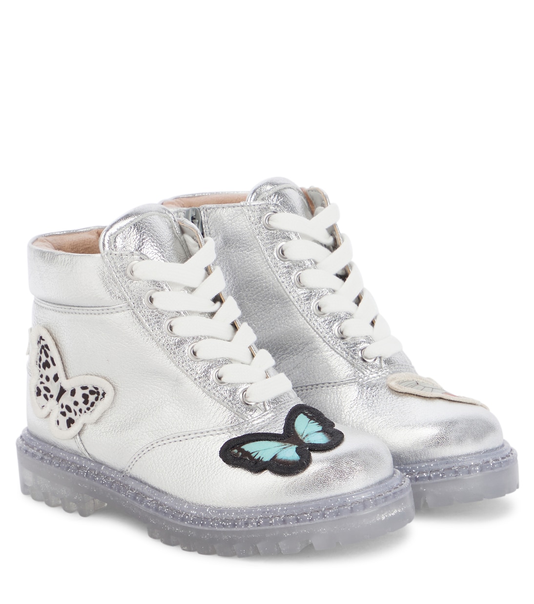 Tia leather combat boots | Sophia Webster Mini