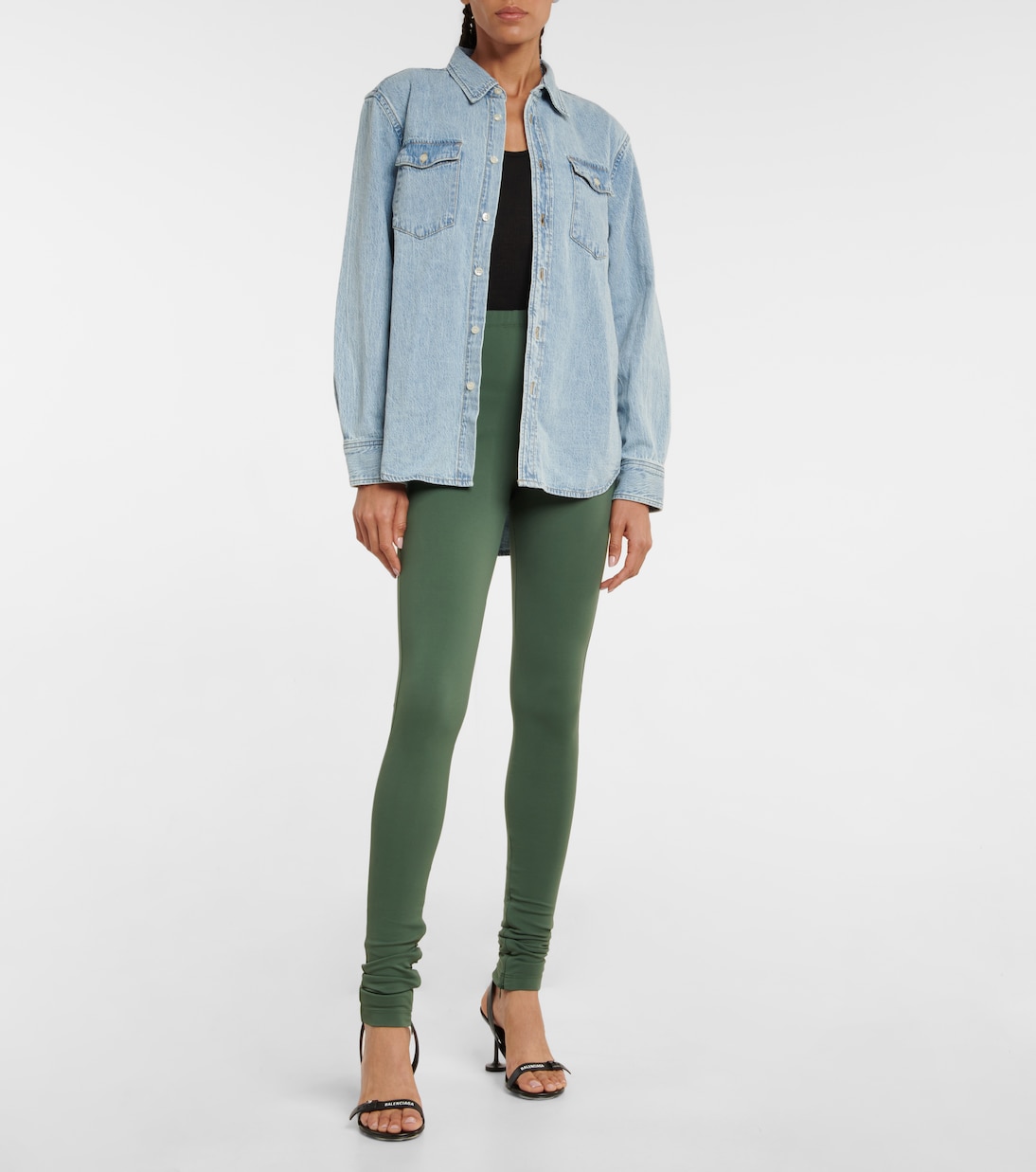 High-Rise Leggings Side Split | Wardrobe.NYC