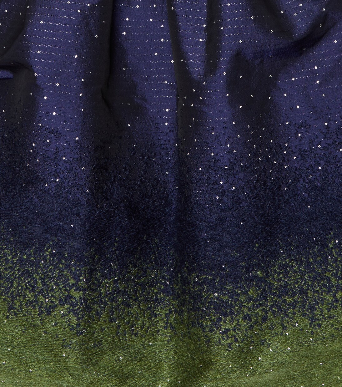 Glitter-embellished satin dress | Il Gufo