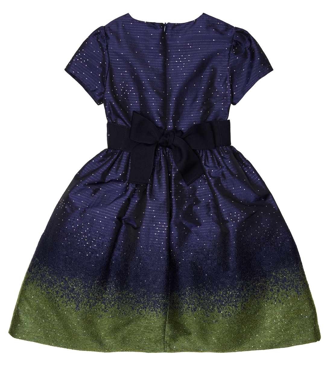 Glitter-embellished satin dress | Il Gufo