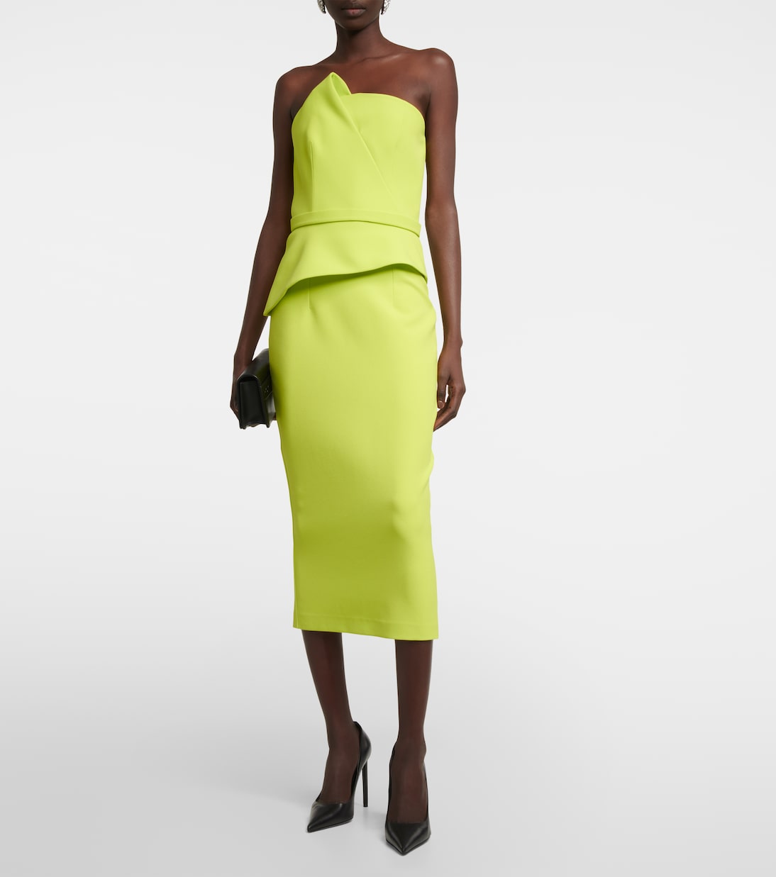 Robe bustier midi Delani | Safiyaa