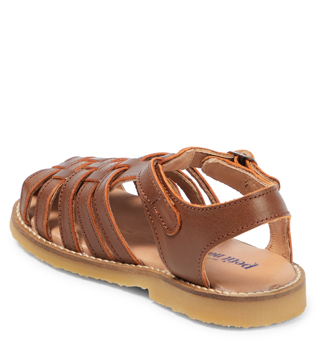 Braided leather sandals | Petit Nord