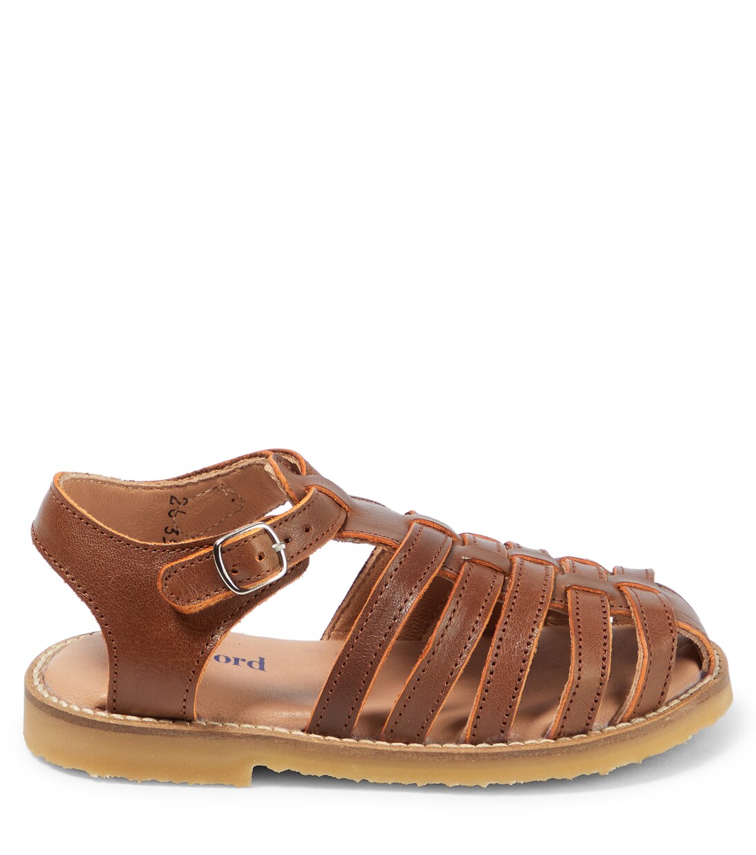 Braided leather sandals | Petit Nord