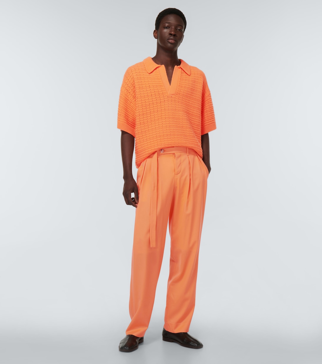 Grant high-rise wide-leg wool pants | King & Tuckfield