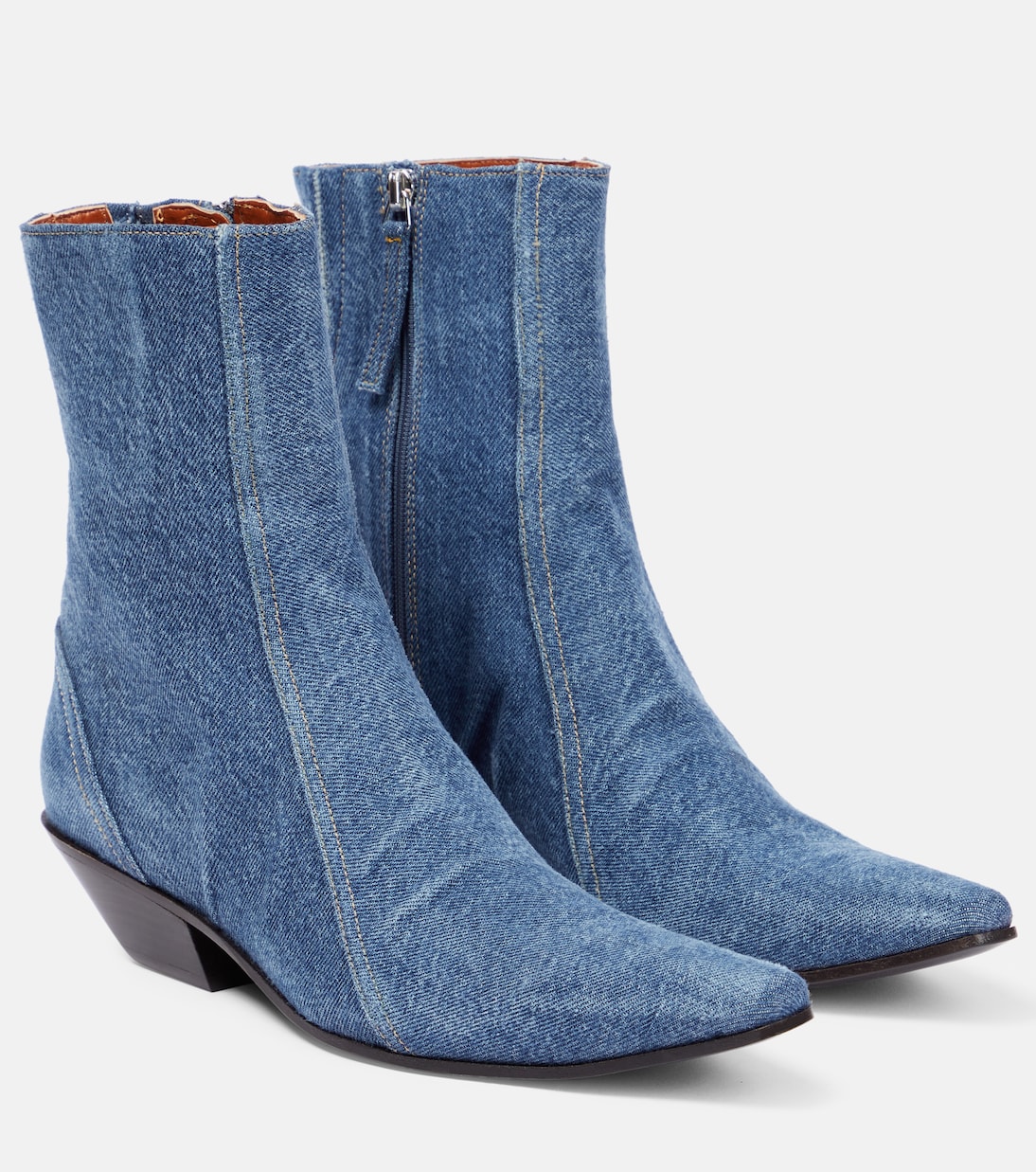 Ankle Boots aus Denim | Acne Studios