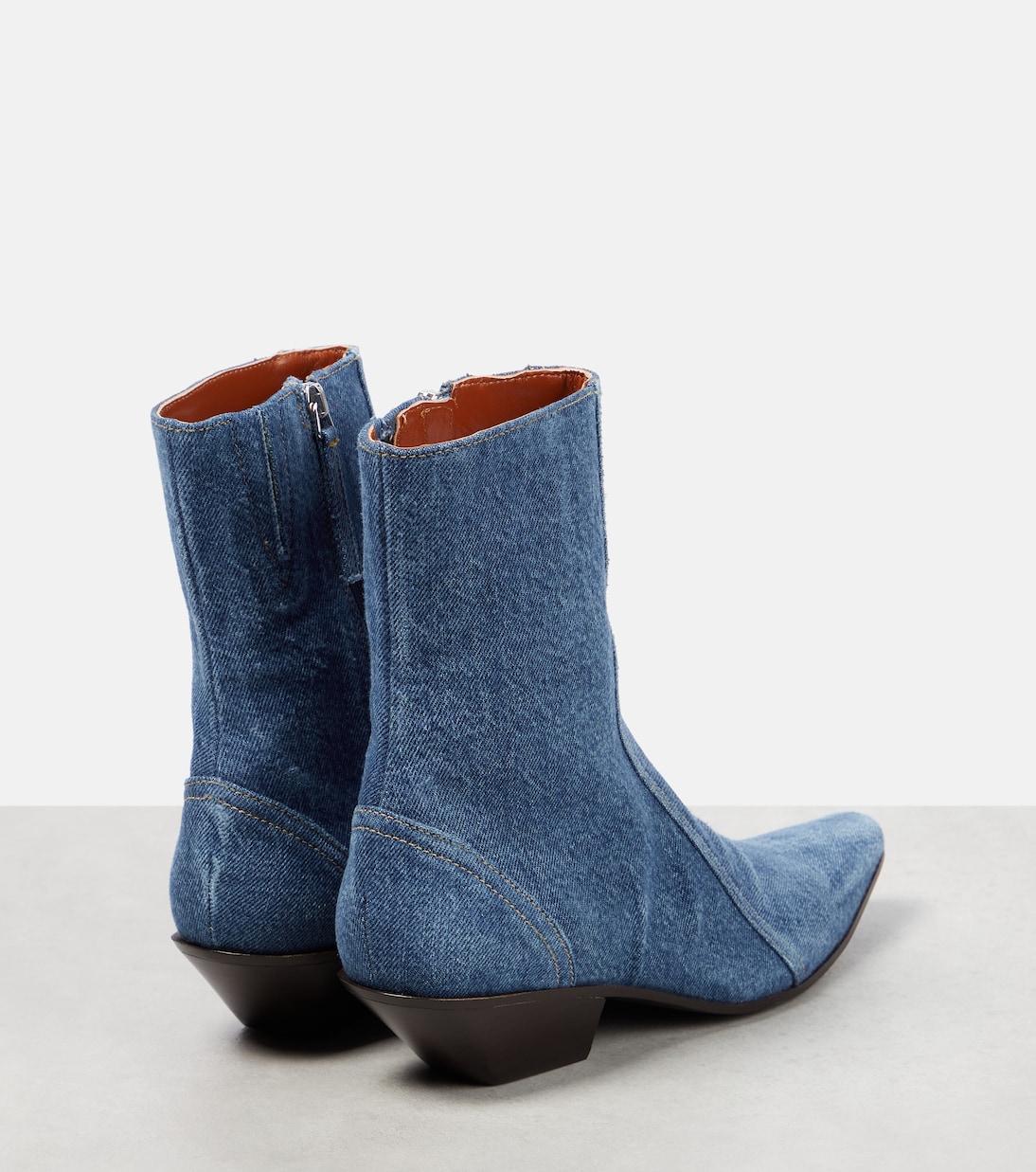 Ankle Boots aus Denim | Acne Studios