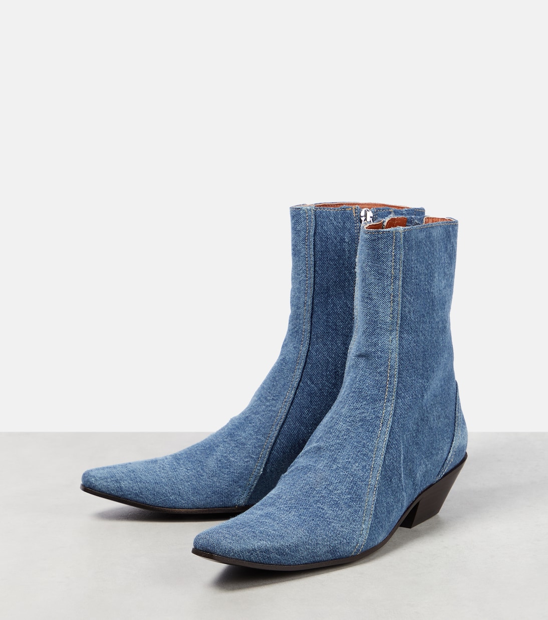 Ankle Boots aus Denim | Acne Studios