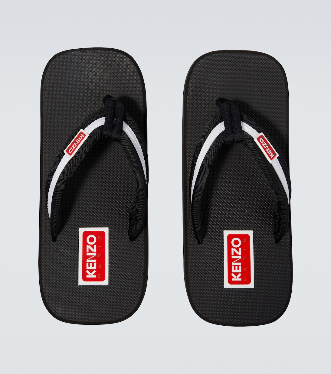 Logo striped thong sandals | Kenzo