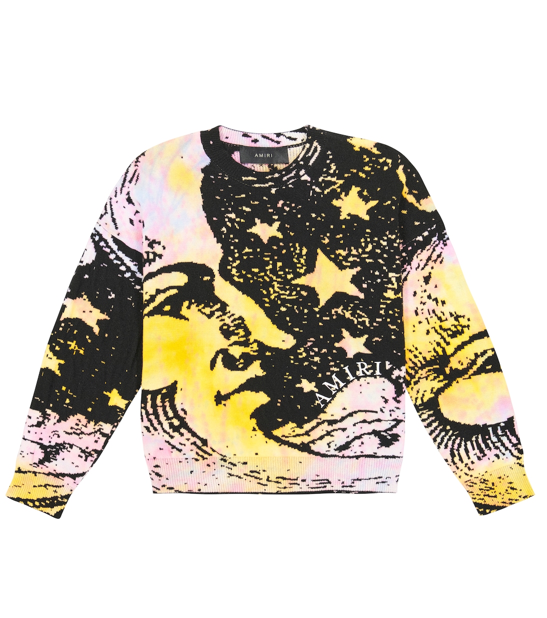 Intarsia-knit cotton and cashmere sweater | Amiri Kids