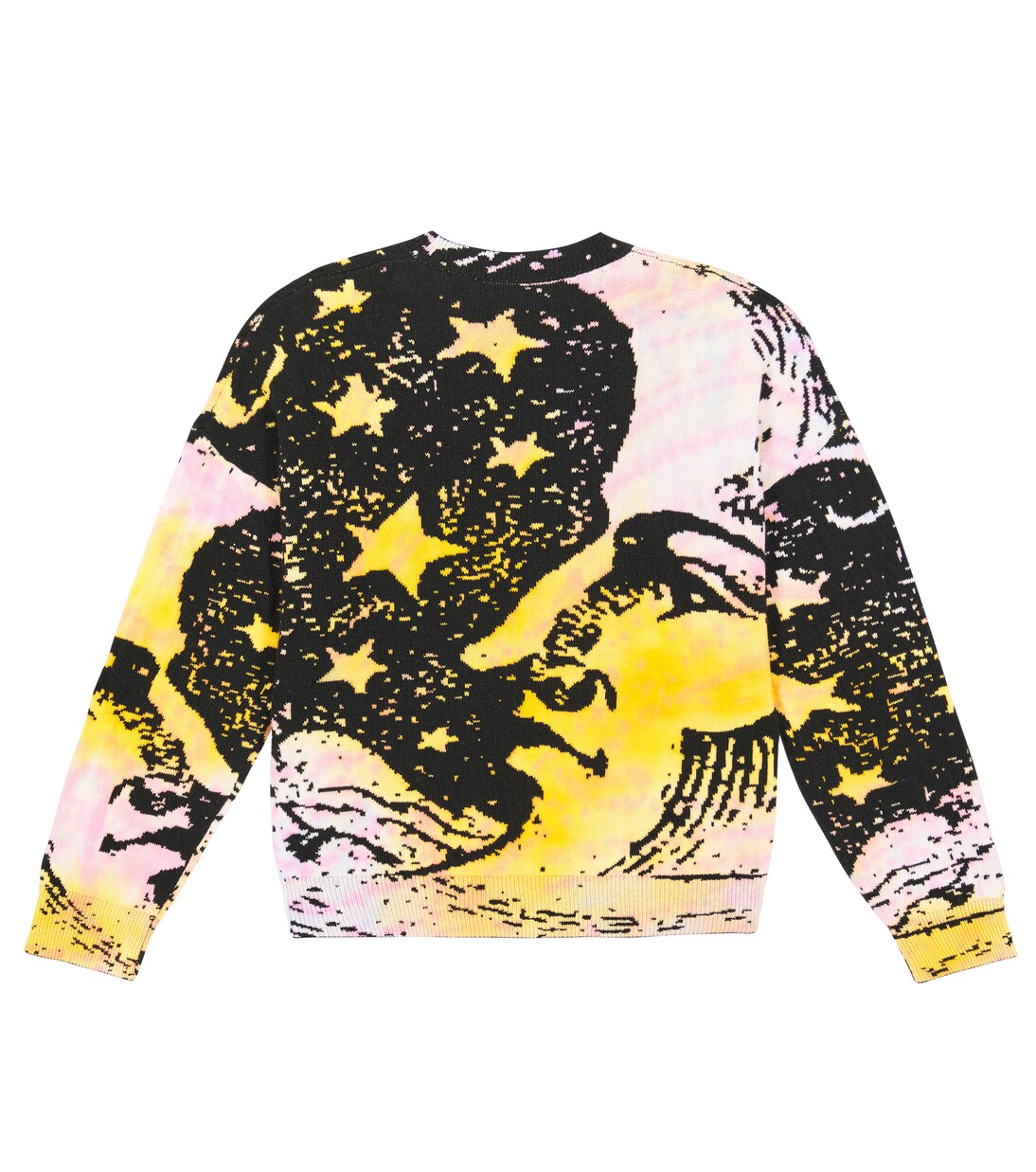 Intarsia-knit cotton and cashmere sweater | Amiri Kids