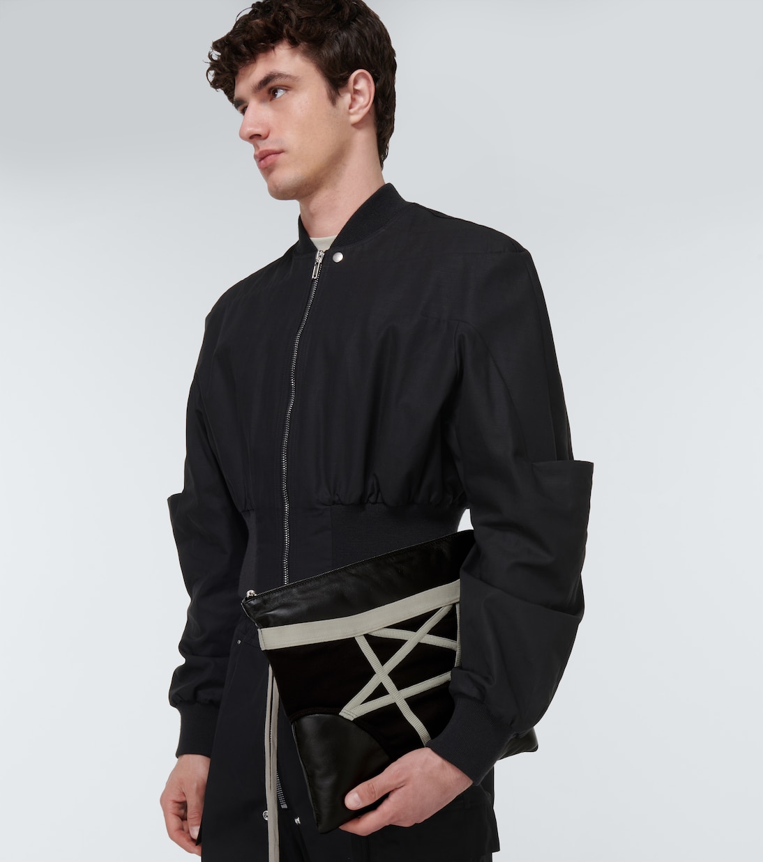 Pentabrief leather pouch | Rick Owens