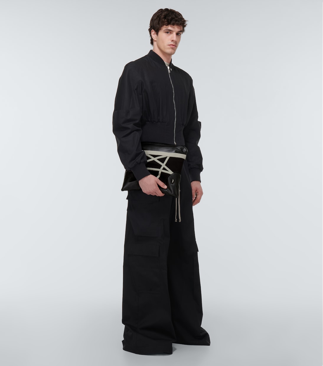 Pentabrief leather pouch | Rick Owens