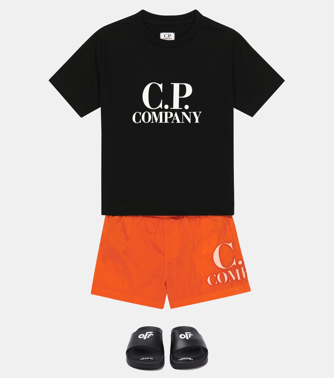 Logo swim shorts | C.P. Company Kids