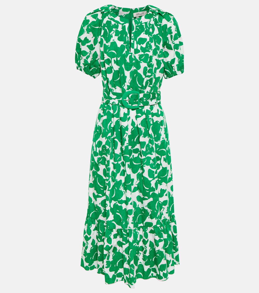 Robe midi Lindy en coton à fleurs | Diane von Furstenberg