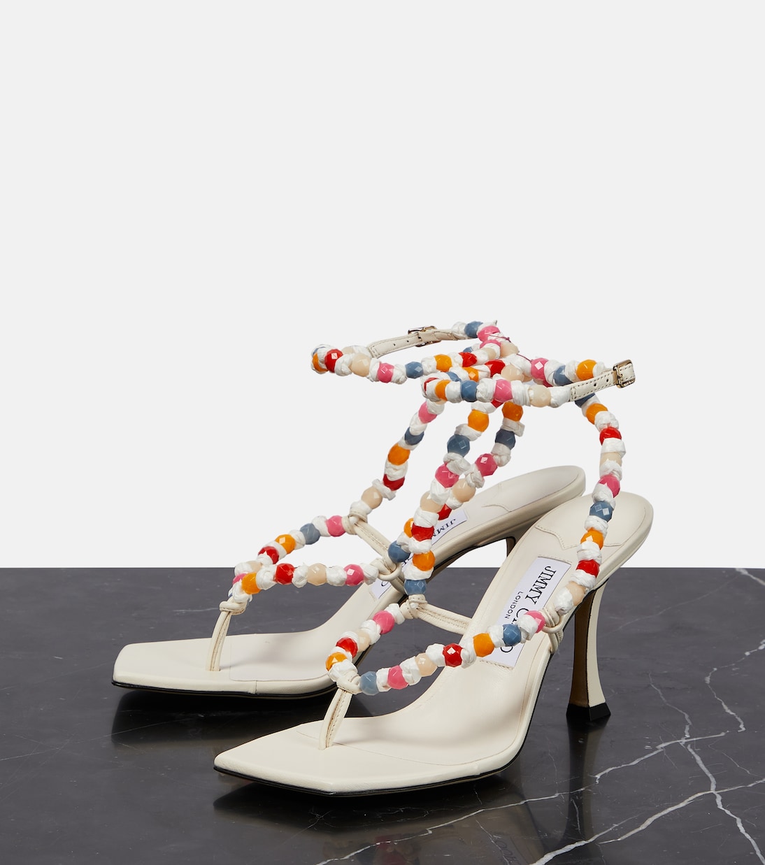 Sandalen Amiral 90 mit Leder | Jimmy Choo