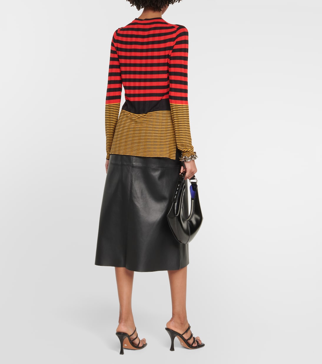 Pull White Label Slinky rayé | Proenza Schouler