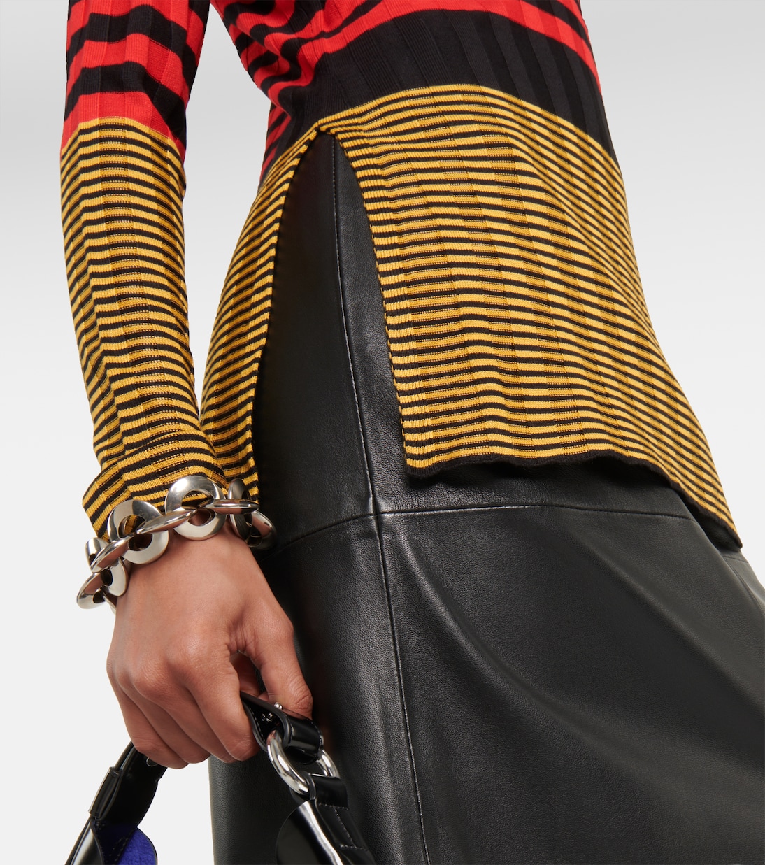 Pull White Label Slinky rayé | Proenza Schouler