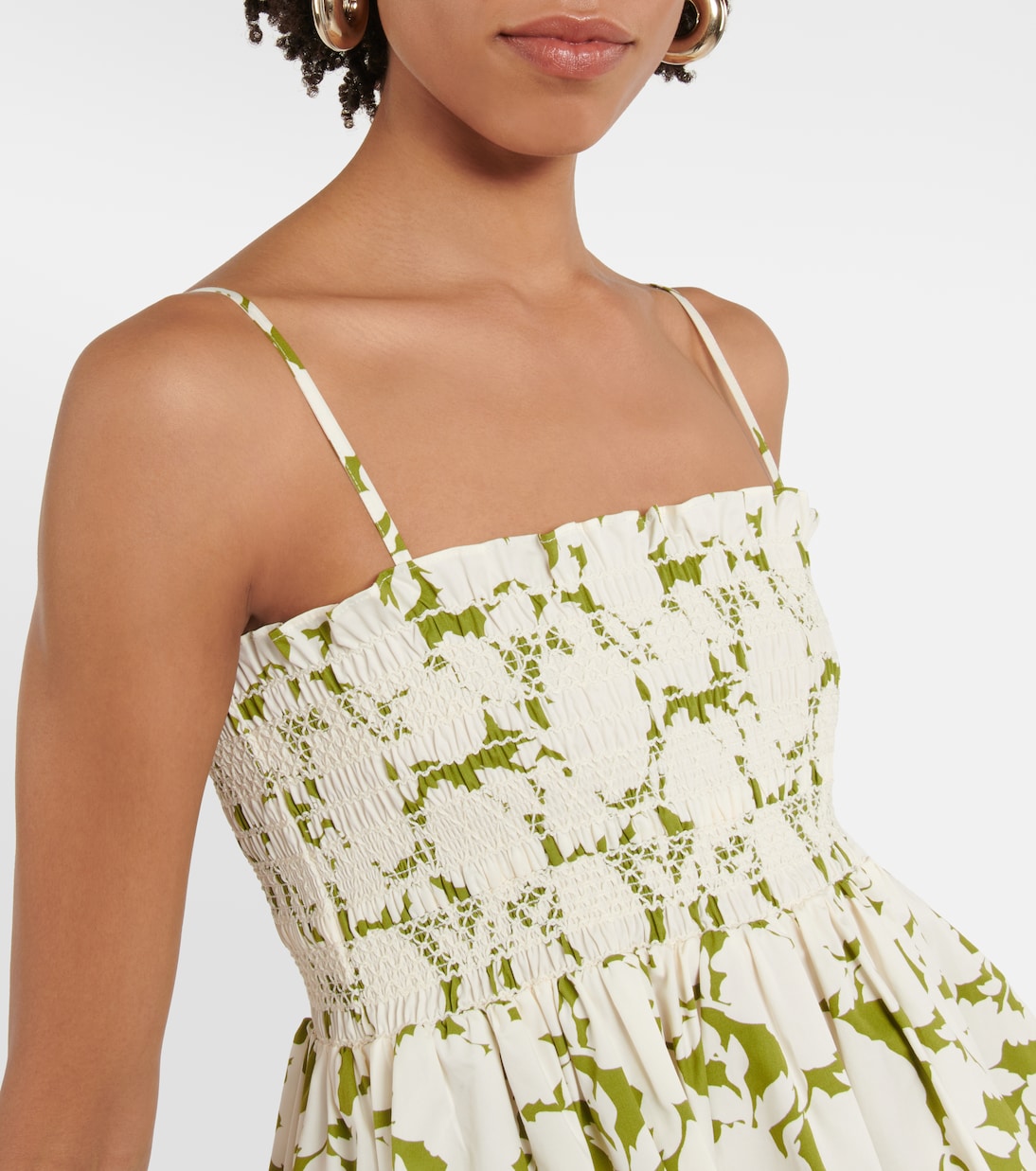 Robe en coton à fleurs | Tory Burch