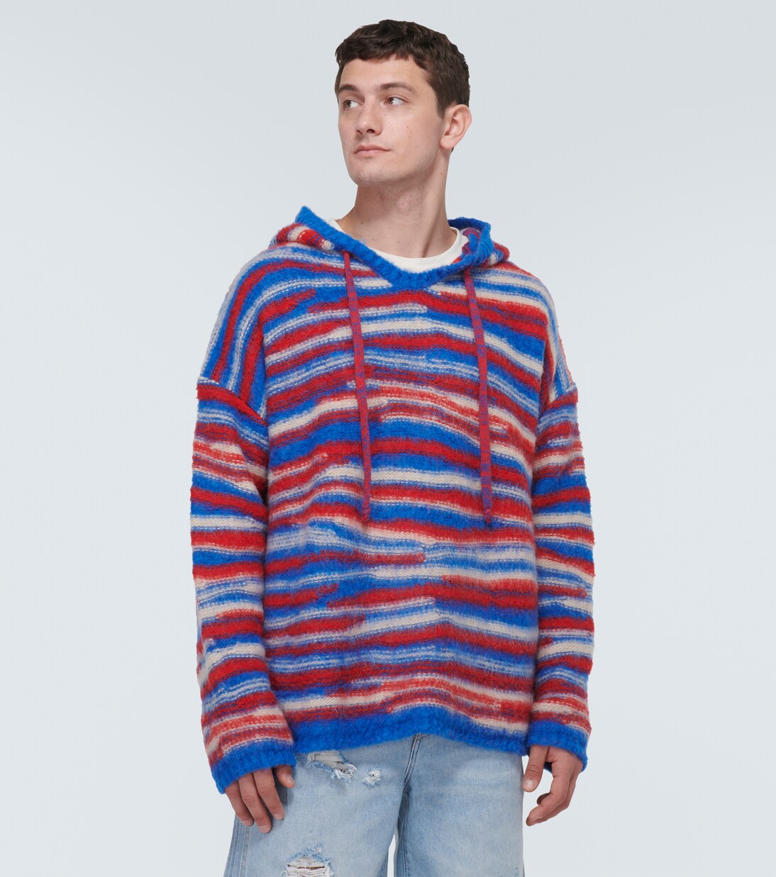 Gradient knitted oversized hoodie | ERL