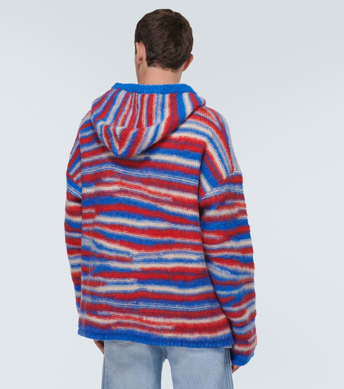Gradient knitted oversized hoodie | ERL