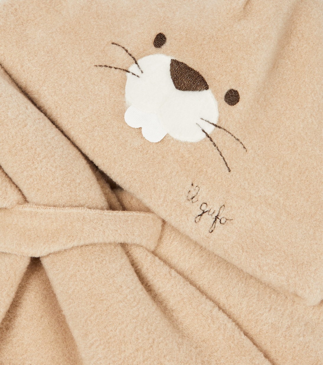 Baby Set aus Mütze und Schal aus Fleece | Il Gufo