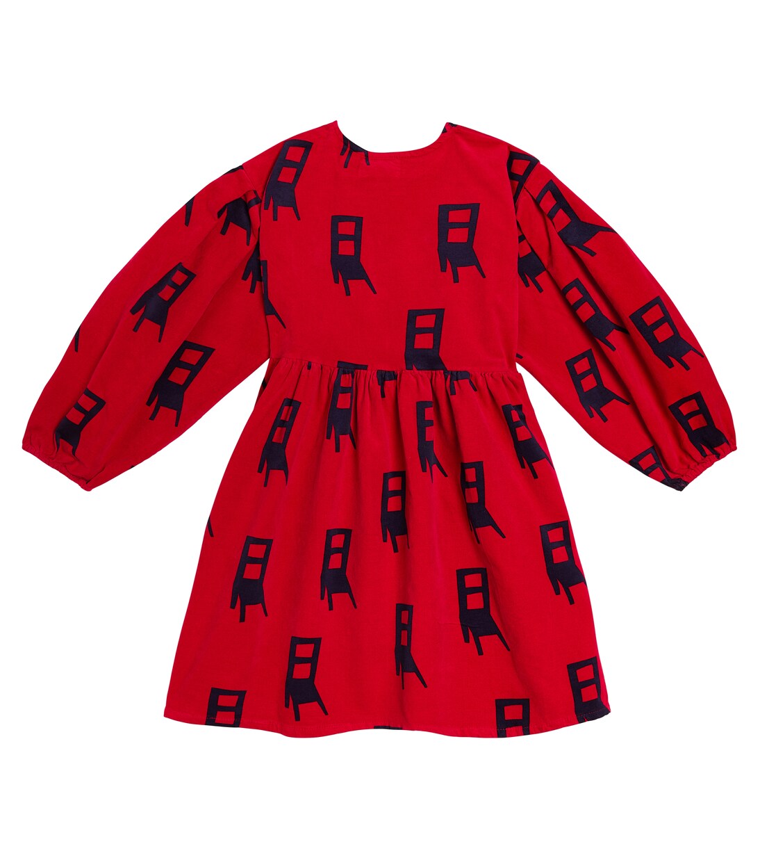Have A Seat printed velvet dress | Bobo Choses