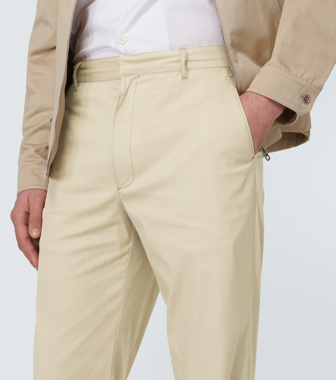 Gerade Hose aus einem Baumwollgemisch | Prada