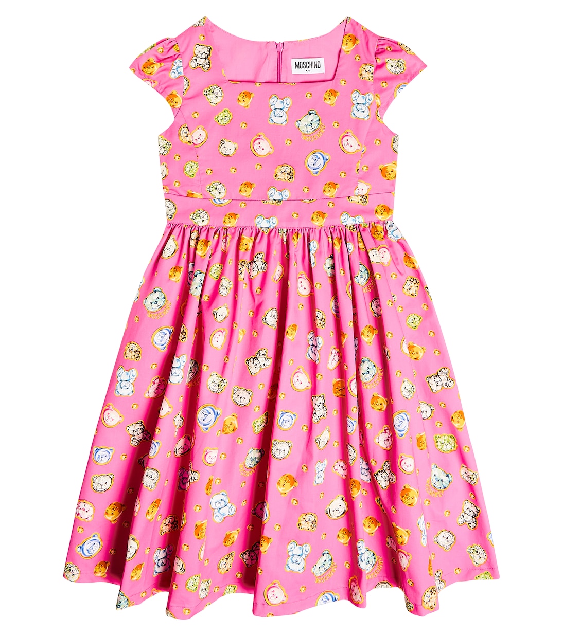 Teddy Bear cotton dress | Moschino Kids