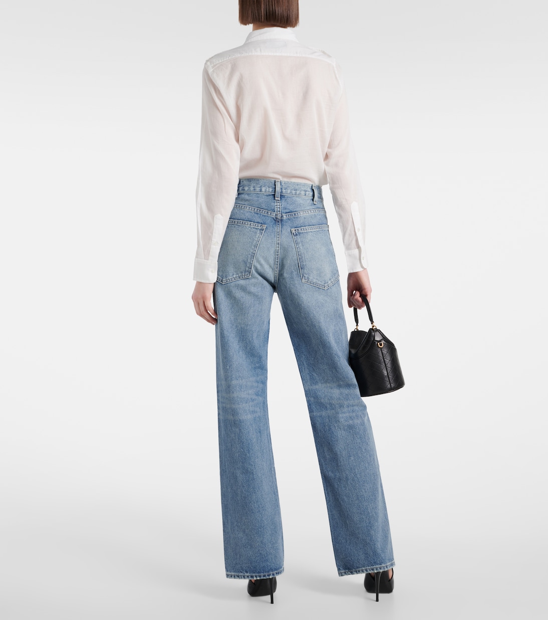 Low-Rise Wide-Leg Jeans Mitchell | Nili Lotan