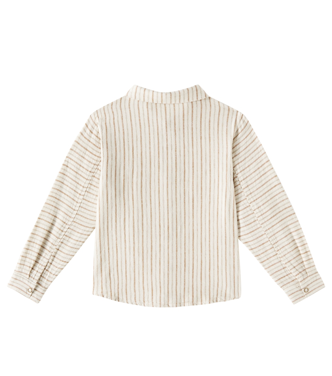 Walker pinstripe linen-blend shirt | Rylee + Cru