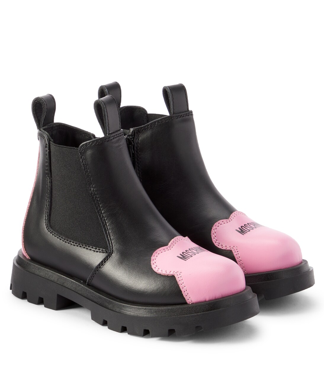 Leather boots | Moschino Kids