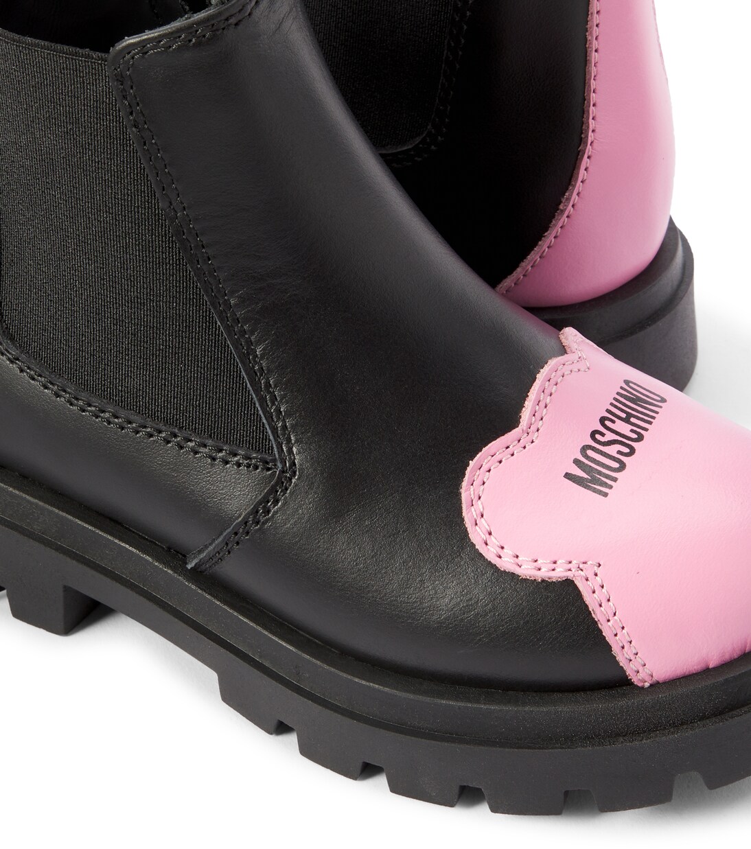 Leather boots | Moschino Kids