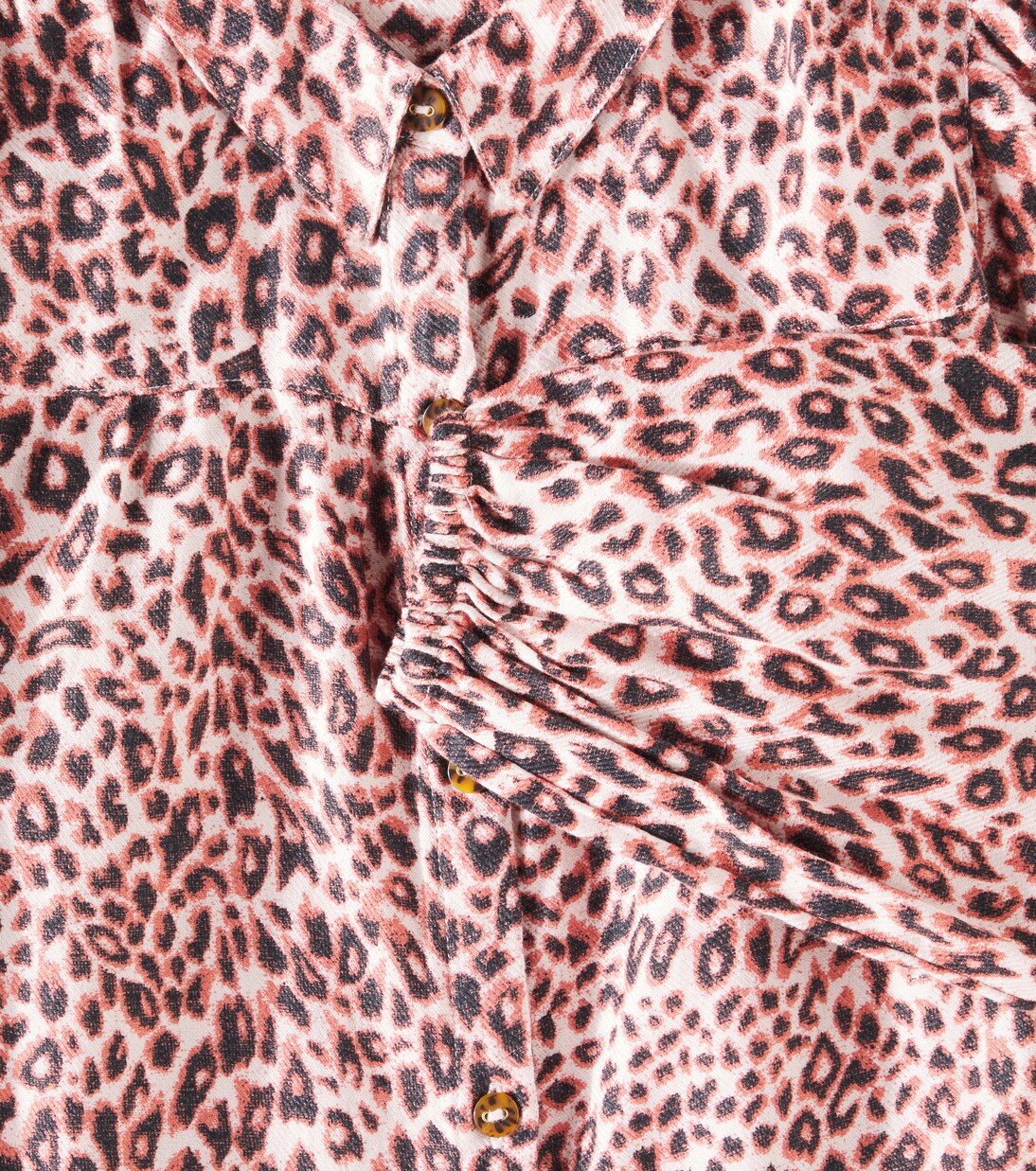 Robe chemise en coton à motif léopard | Scotch & Soda Kids