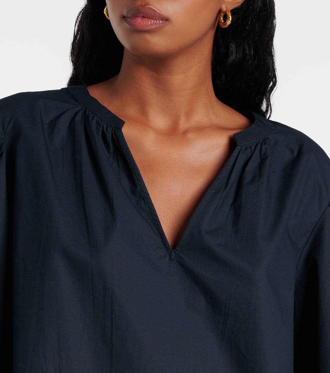 Bestickte Bluse Paola aus Baumwolle | Velvet