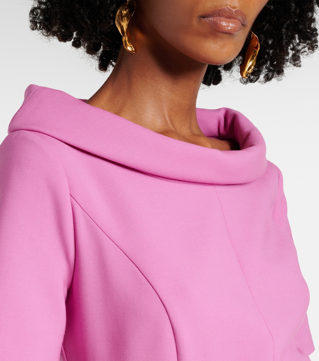 Wool-blend midi dress | Oscar de la Renta