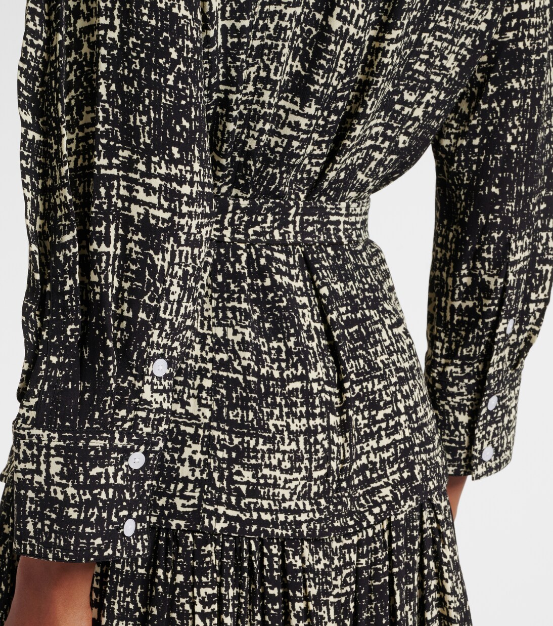 Bedrucktes Midikleid Harlow aus Crêpe | Proenza Schouler