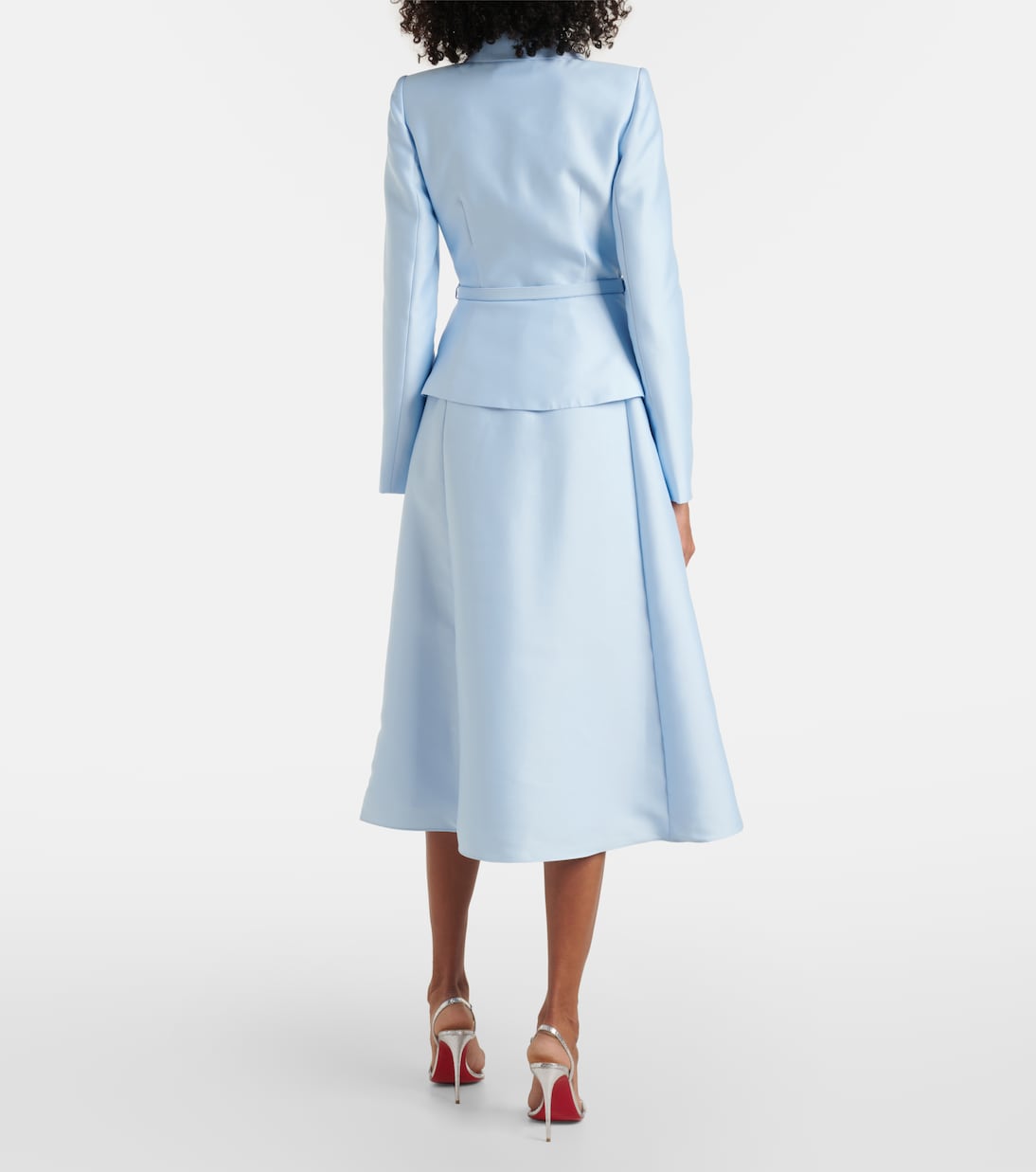 Midikleid aus Crêpe | Self-Portrait