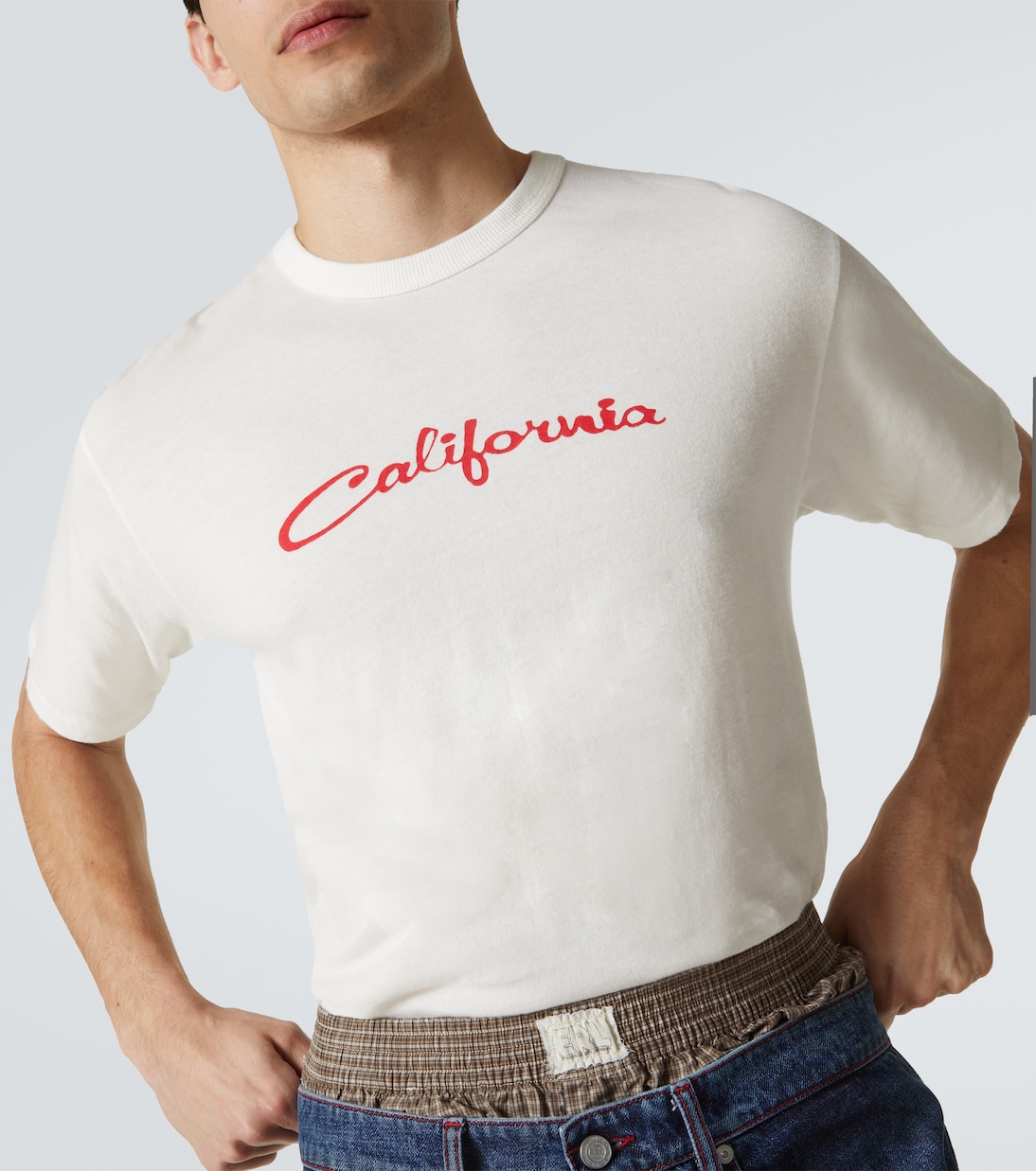 Printed cotton jersey T-shirt | ERL