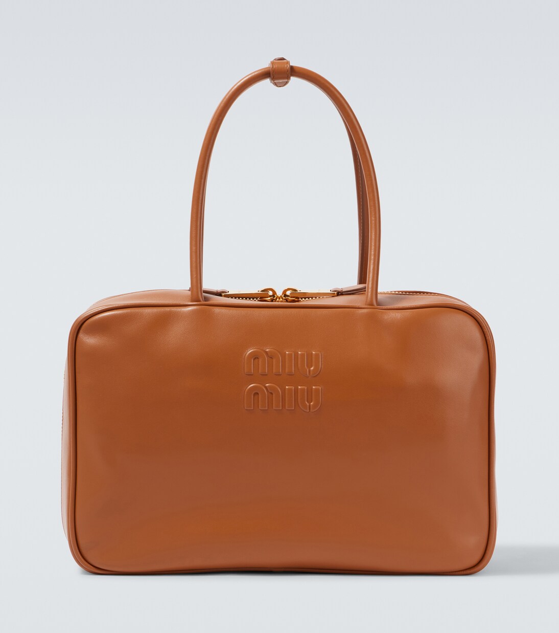 Tote Bag Beau Large aus Leder | Miu Miu