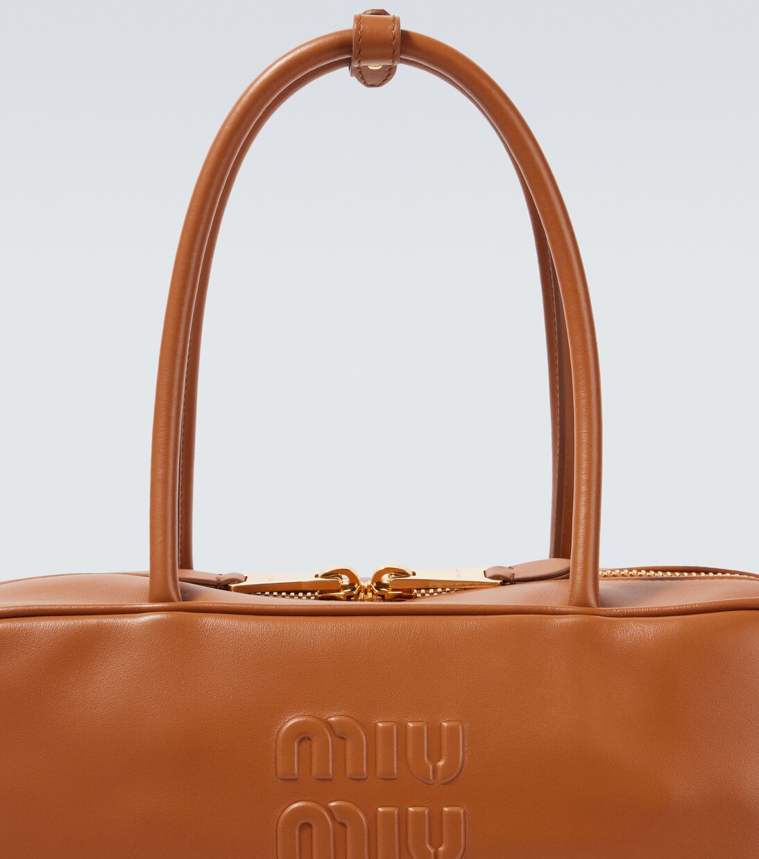 Tote Bag Beau Large aus Leder | Miu Miu