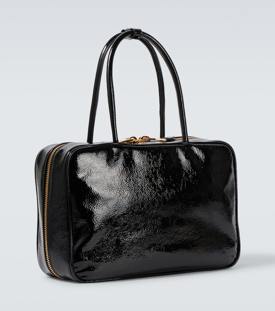 Beau patent leather tote bag | Miu Miu