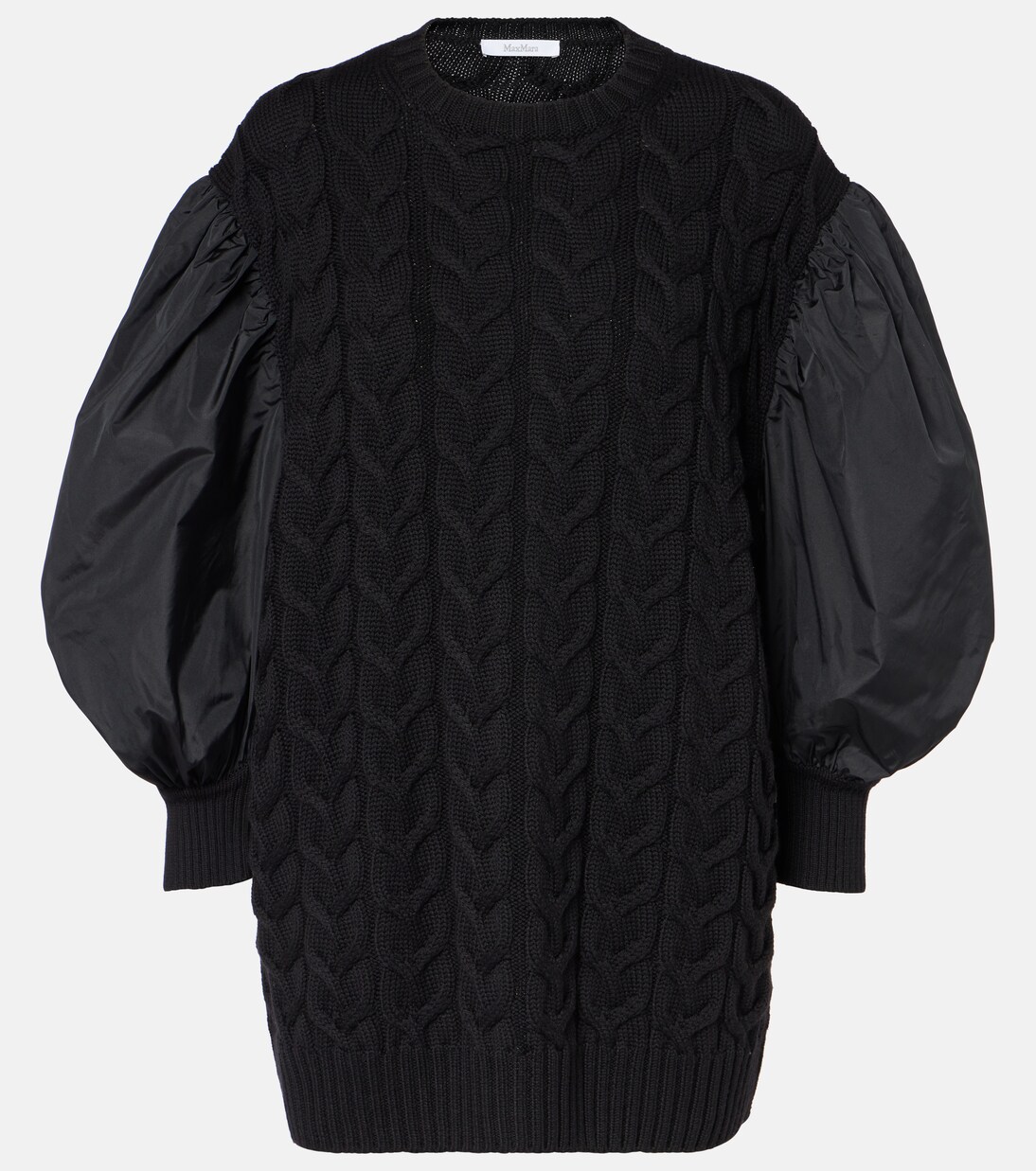 فستان قصير محبوك من الصوف Ancella | Max Mara