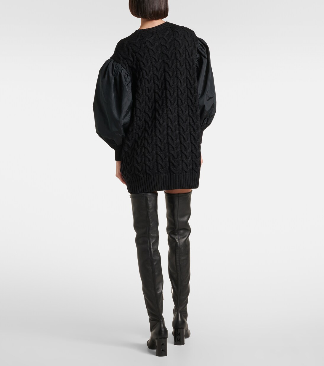 فستان قصير محبوك من الصوف Ancella | Max Mara